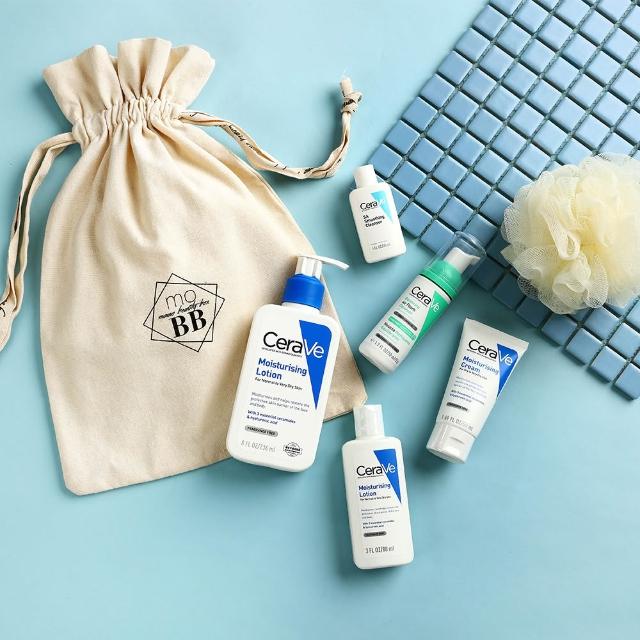 【CeraVe 適樂膚】9月美妝袋(長效清爽保濕乳/水楊酸煥膚淨嫩潔膚露/油水雙衡修護潔顏慕絲)