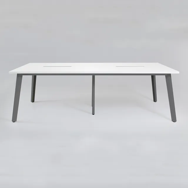 【SingBee 欣美】EIC-2412 會議桌 240x120x74cm(含線槽盒/餐桌/工作桌/長桌/會議桌)