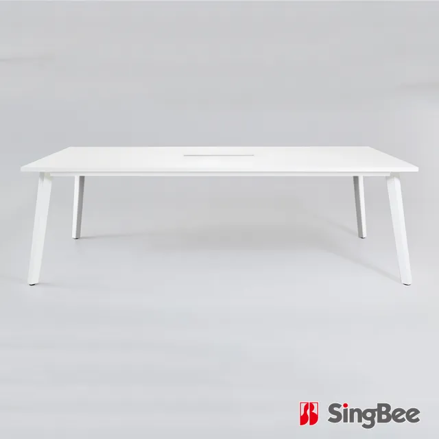 【SingBee 欣美】EIC-1890 會議桌 180x90x74cm(有含孔洞/附線槽盒/餐桌/工作桌/長桌/會議桌)