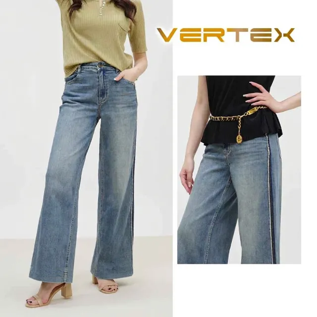 【VERTEX】輕柔直筒牛仔褲-A