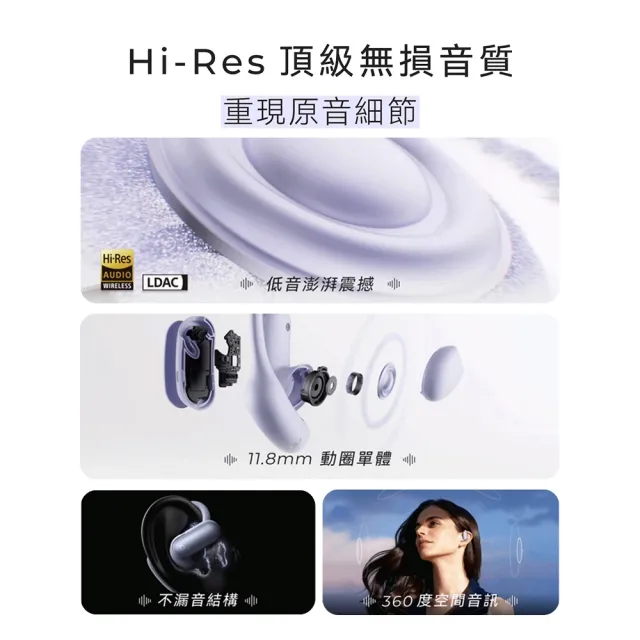 【soundcore】AeroFit 2 Pro 開放式降噪耳機