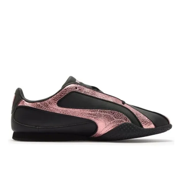 【PUMA】W Bella V2 Sleek 酷黑爆裂粉 復古 黑粉 薄底 德訓鞋 休閒鞋 女鞋 409576-01