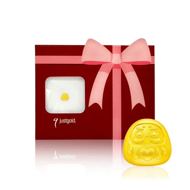 【Just Gold 鎮金店】9999黃金小金豆 1g 三入組(網路限定)
