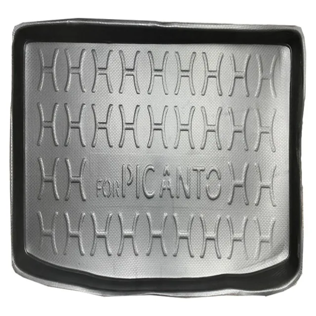 e系列汽車用品 KIA 2018年6月PICANTO X-LINE 行李廂墊尾廂墊 汽車防水托盤 後廂墊