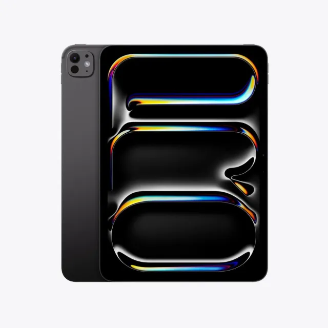 【Apple】S+級福利品 iPad Pro 13吋/M4晶片/WiFi/512G 平板電腦 台版官方整新機(三折筆槽殼+鋼化保貼組)
