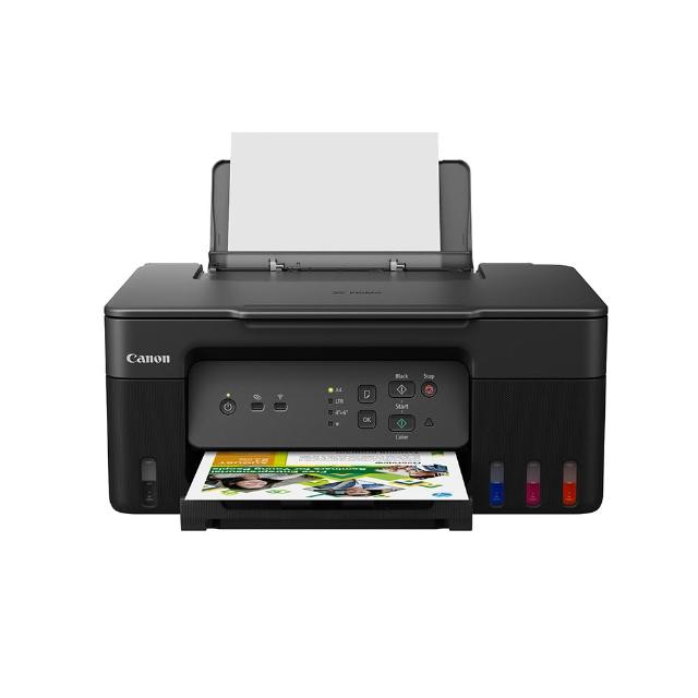【Canon】官方直營 PIXMA G3730 高速三合一Wi-Fi相片連續供墨印表機(列印/掃描/影印/複合式/GI-71四色)