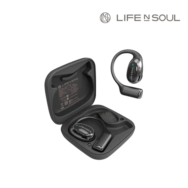 【Life n Soul】OC Pulse開放式藍牙耳機(舒適不入耳 低頻依然有力)
