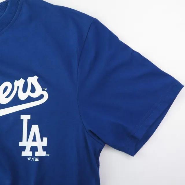 【FANATICS】MLB短袖上衣 洛杉磯道奇隊 LOGO T恤 (MLBTS520201BLU藍)