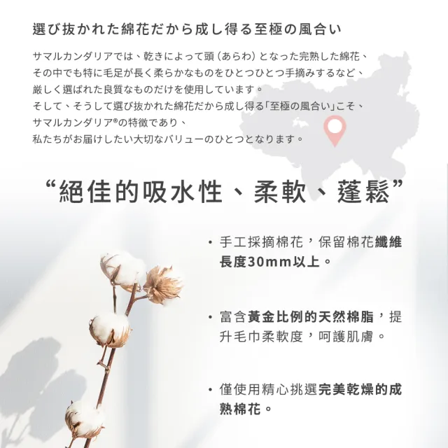 【mo select】日本製今治薩馬爾罕長纖棉毛巾超值3入組(獨家雙認證/近零棉絮/超吸水/親膚不掉毛/mo選)