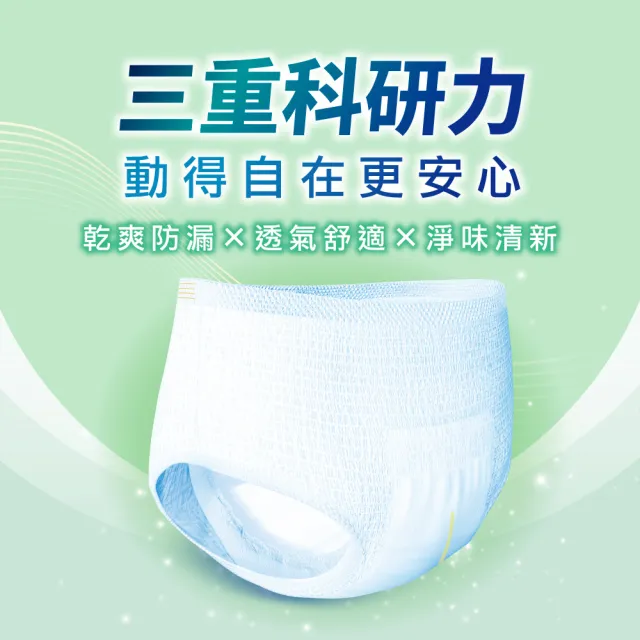 moPro會員限定【Dr.P ProX 科研】貼心透氣活力褲M/L-XL(4包/箱購 成人褲型紙尿褲/復健褲)