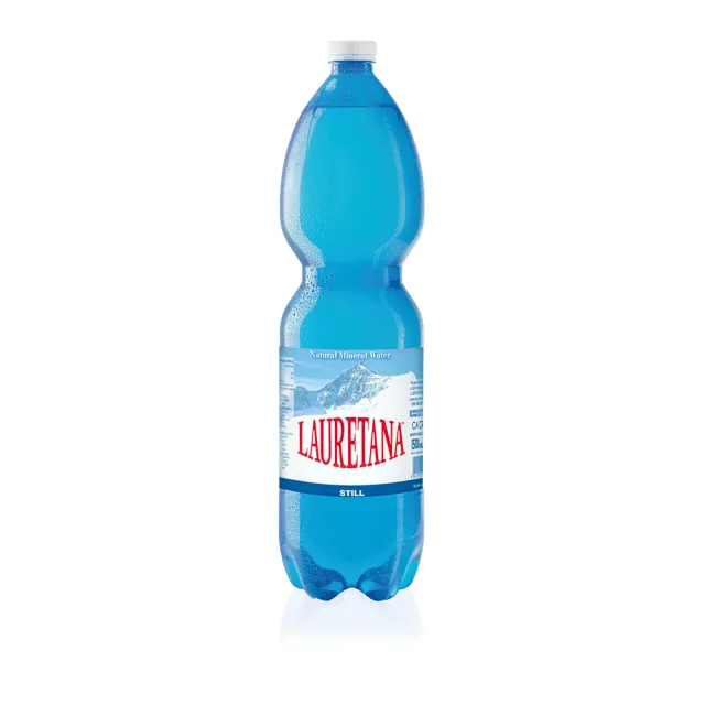 【LAURETANA 蘿莉塔娜】義大利 天然冰河水 塑膠瓶 1500mlx6入(冰河水 收縮膜 官方直營)