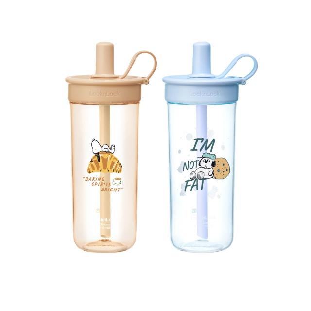 【LocknLock 樂扣樂扣】官方直營 嚼對FUN飲吸管杯 750ml (史努比/Snoopy聯名系列)