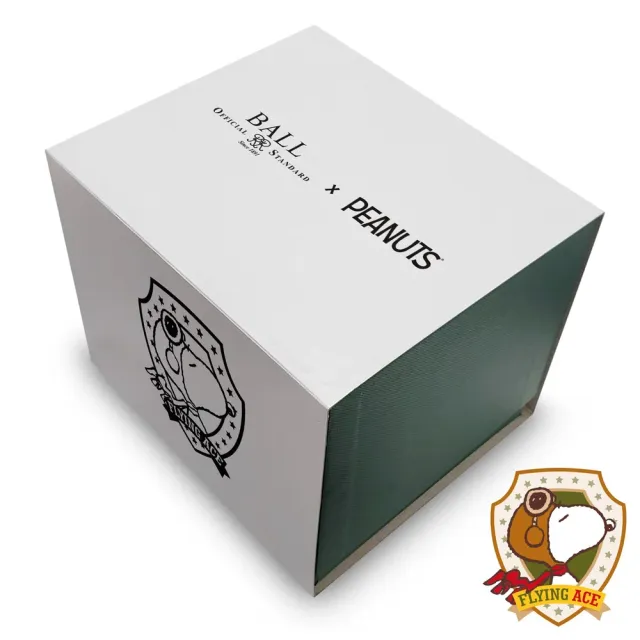 【BALL 波爾】Engineer Master II 史努比聯名飛行王牌 限量 手動上鍊機械錶-46mm(NM2638C-L2J-BK)