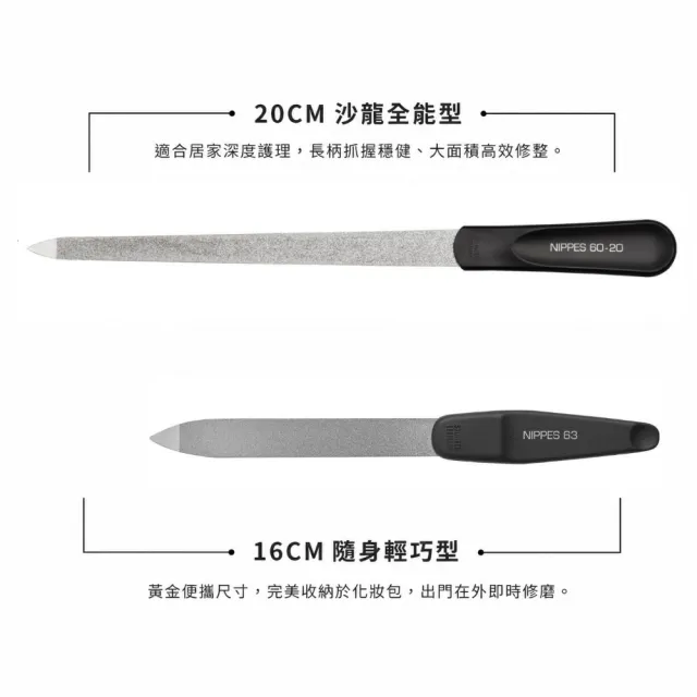 【Nippes Solingen 尼佩斯索林根】nippes德國藍寶石鋼砂雙用途指甲磨棒
