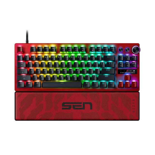 【Razer 雷蛇】獵魂光蛛 Huntsman V3 Pro Tenkeyless 8KHz - Sentinels 特別版 (類比式光軸/英文)