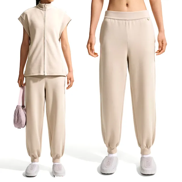 【NIKE 耐吉】As W Nk Df 24.7 Is Cuff Pant 長褲 女款 奶茶色 縮口 運動 IQ1034-236
