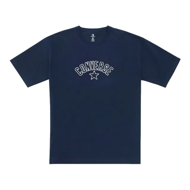 【CONVERSE】Tee 短袖 男款 女款 藍色 Logo T恤 運動 休閒 UCJ687-695