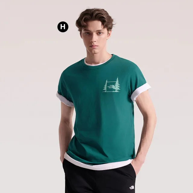 【The North Face】中性款純棉LOGO印花短袖T恤 (多款可選)
