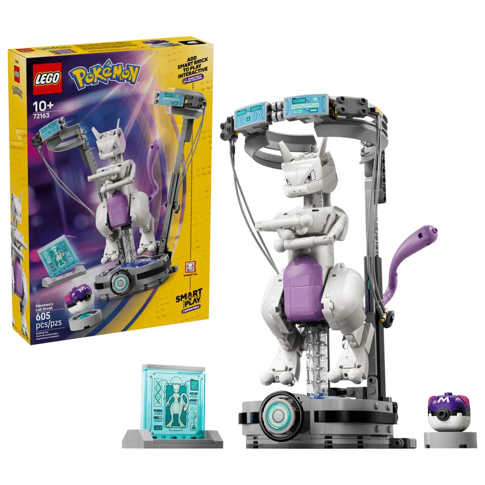 【LEGO 樂高】寶可夢 Smart play 智能磚塊系列 超夢實驗室 皮卡丘訓練樹屋 #72163#72164
