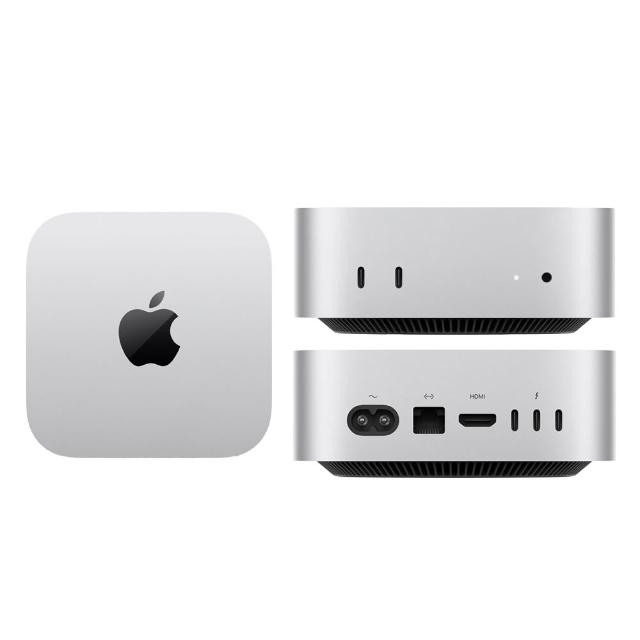 【Apple】2026 Mac mini M6晶片 12核心CPU與12核心GPU 24G/512G SSD/Gigabit 乙太網路(MHQM4TA/A)