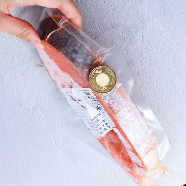 【優鮮配】厚切鮭魚420g X8片｜腹部中段 /P級智利鮭魚/單片真空