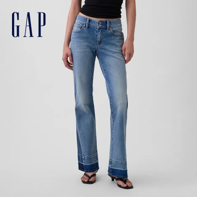 【GAP】女裝 低腰修身長版/喇叭牛仔褲-多款任選(866133&&844114)