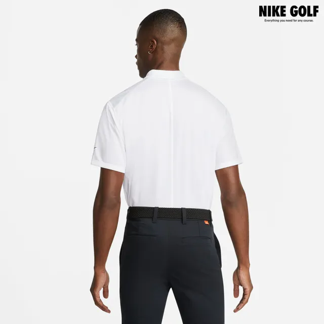 【NIKE GOLF】男款 Nike DriFIT Victory 高爾夫球衫(白色)