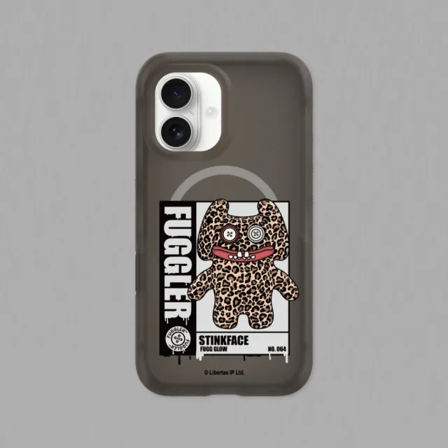 【RHINOSHIELD 犀牛盾】iPhone 15/16/17系列AirX 氣墊磁吸防摔手機殼/豹意思 請收編(Fuggler放克牙寶)