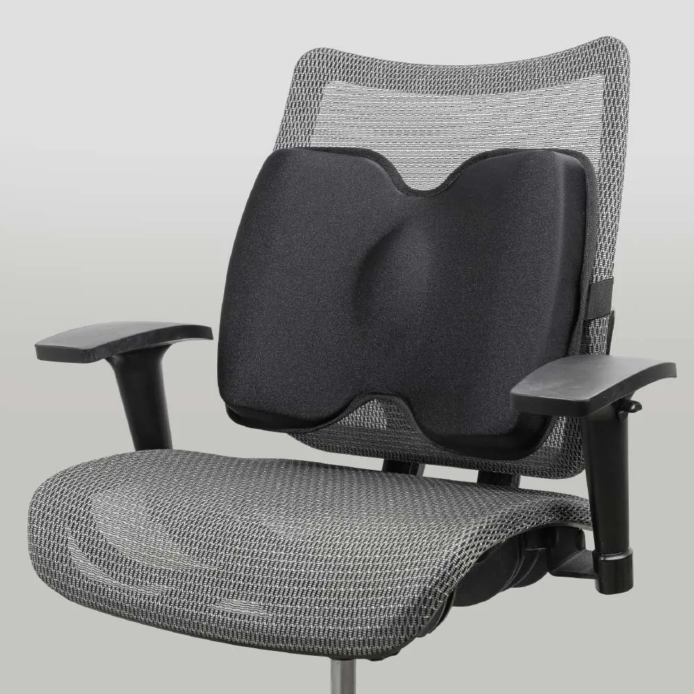 【Dasuit 大適】穩姿背靠(兩側包覆 中央支撐｜貼合自然背部S曲線｜三色任選)