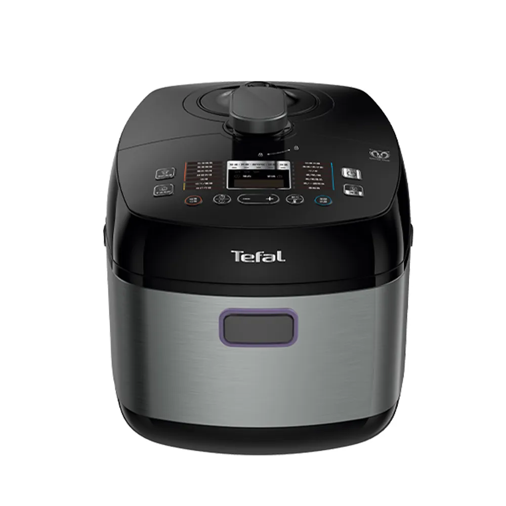 【Tefal 特福】鮮呼吸智能萬用鍋/壓力鍋/舒肥-星辰銀(CY625870)