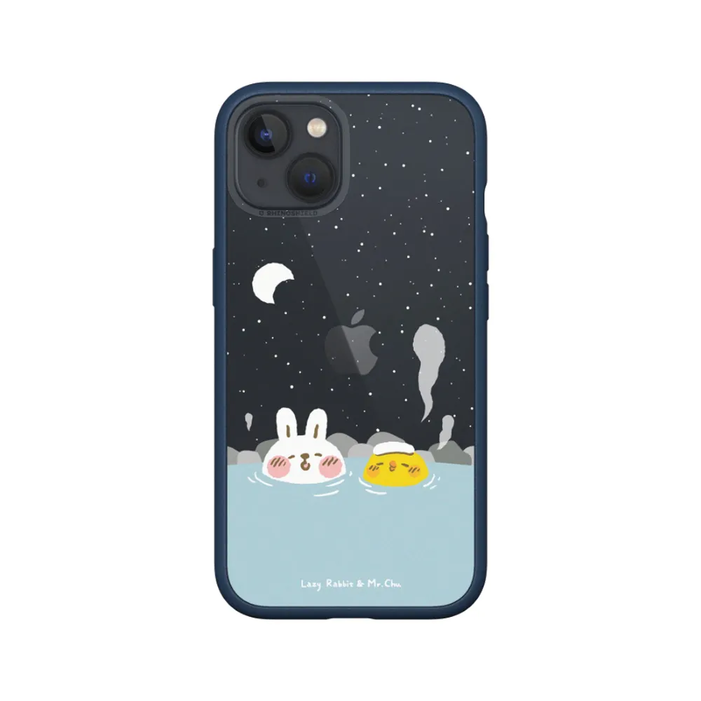 【RHINOSHIELD 犀牛盾】iPhone X/Xs/XR/Xs Max系列 Mod NX手機殼/懶散兔與啾先生-泡溫泉(懶散兔與啾先生)