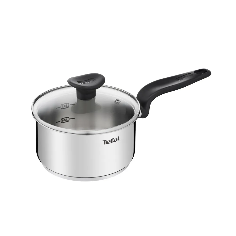【Tefal 特福】首選不鏽鋼系列16CM單柄湯鍋(加蓋)