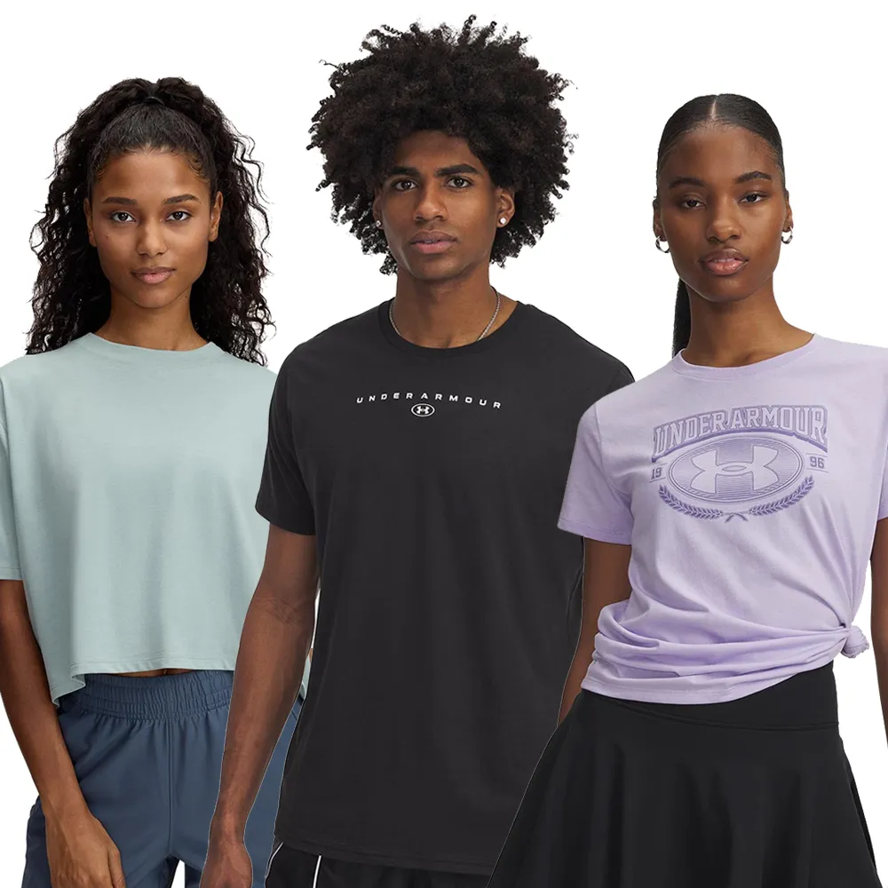 【UNDER ARMOUR】UA99精選 男女款 LOGO 短袖T-Shirt 運動短T(多款任選)