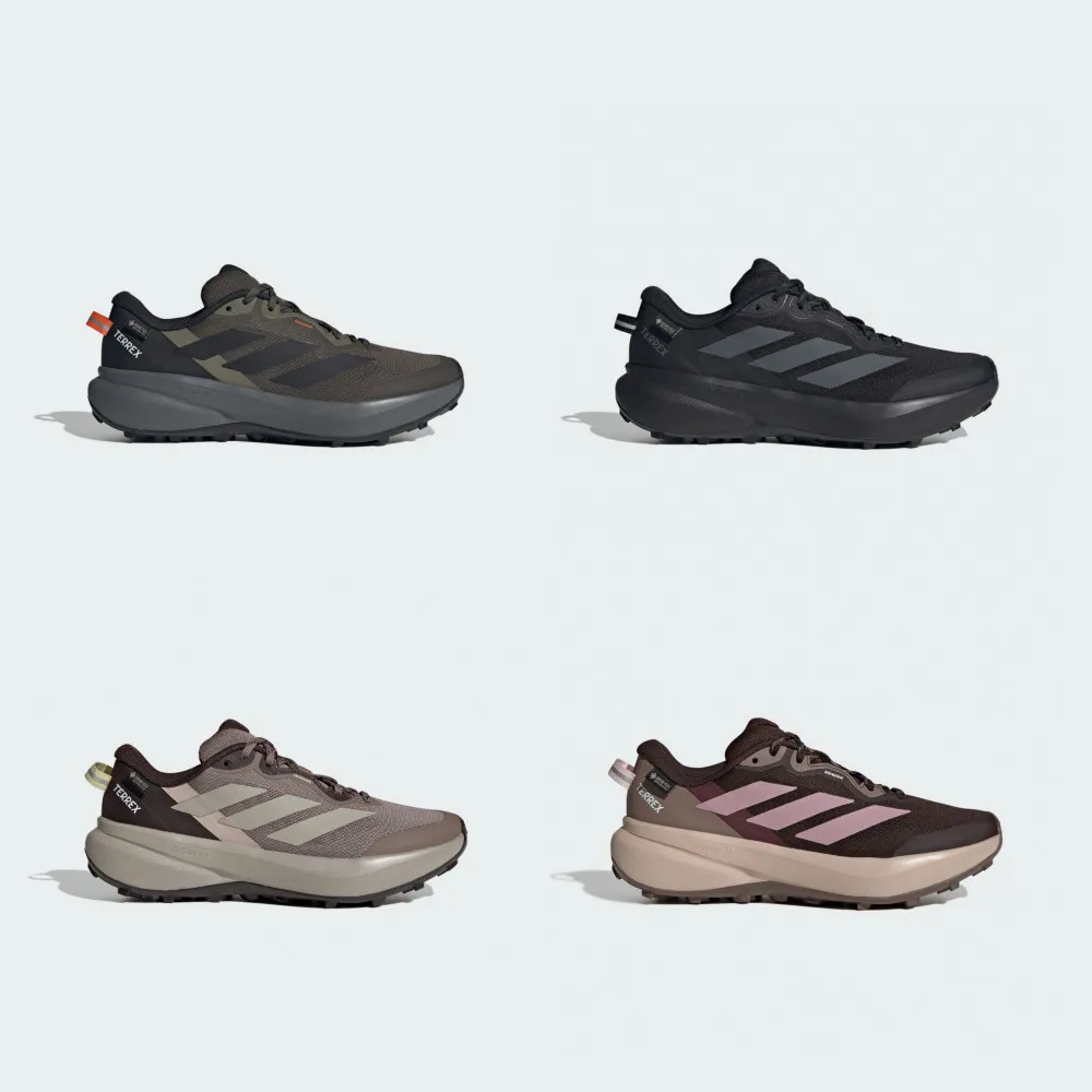【adidas 愛迪達】TERREX TRACEFINDER PLUS GORE-TEX 越野跑鞋 運動鞋 慢跑鞋 防潑水 男鞋 多款任選
