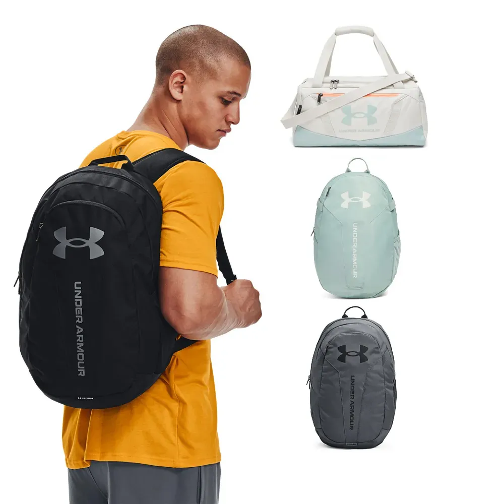 【UNDER ARMOUR】UA99精選 男女同款 Hustle Lite 後背包/旅行包/健身包(多款任選)