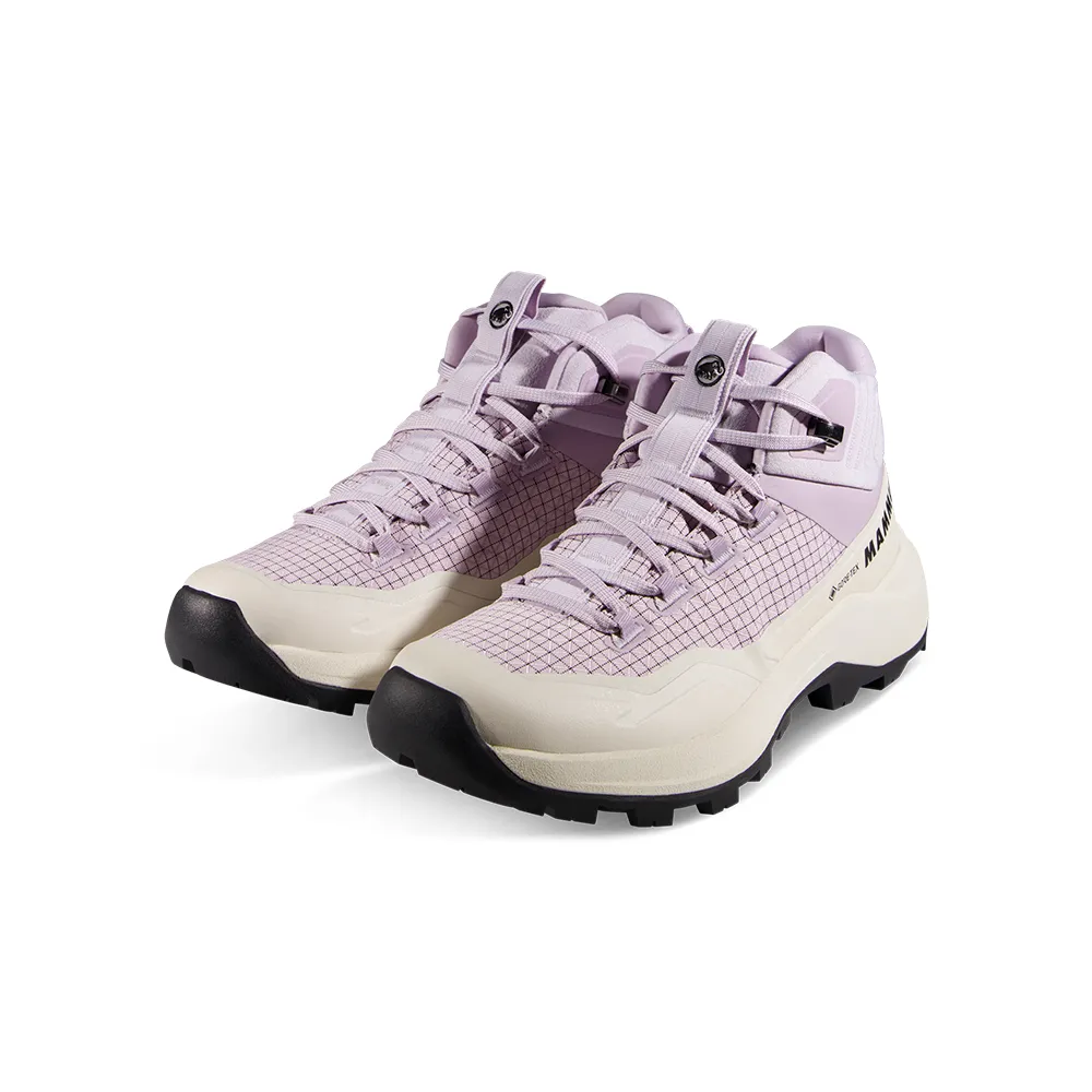 【Mammut 長毛象】Sertig III Mid GTX Women GTX防水中筒健行鞋 紫風輪/白月光 女款 #3030-05580