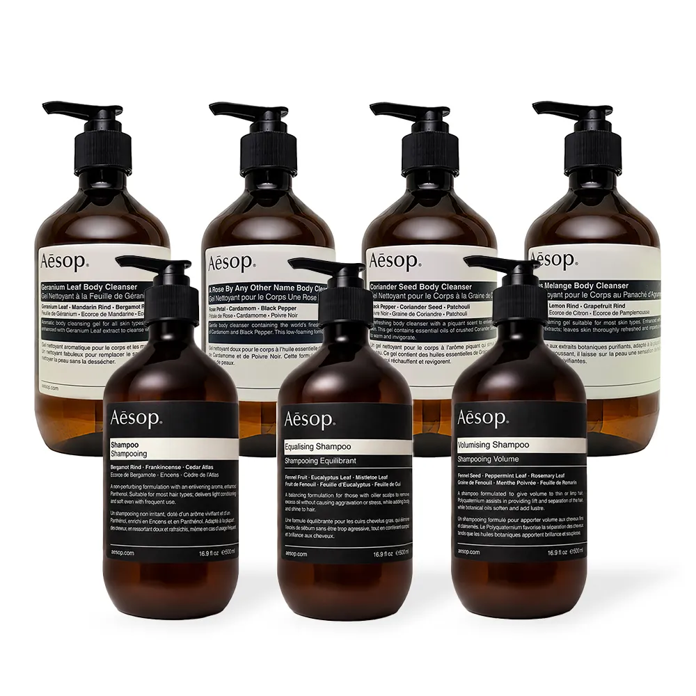 【Aesop】身體潔膚露/洗髮露 500ml 一入(多款任選)