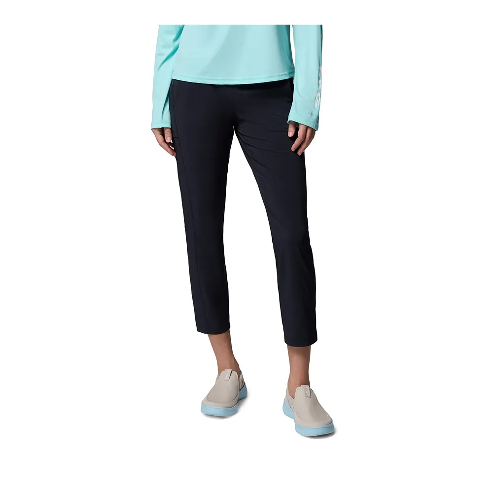 【Columbia 哥倫比亞】女款-防曬UPF50快排長褲-PFG Castback ™ Pant-黑色(UFL87390BK/KS)
