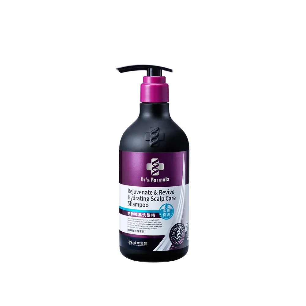 【Dr’s Formula 台塑生醫】逆齡喚黑洗髮精580g任選(強化髮色/強健髮根/官方直營)