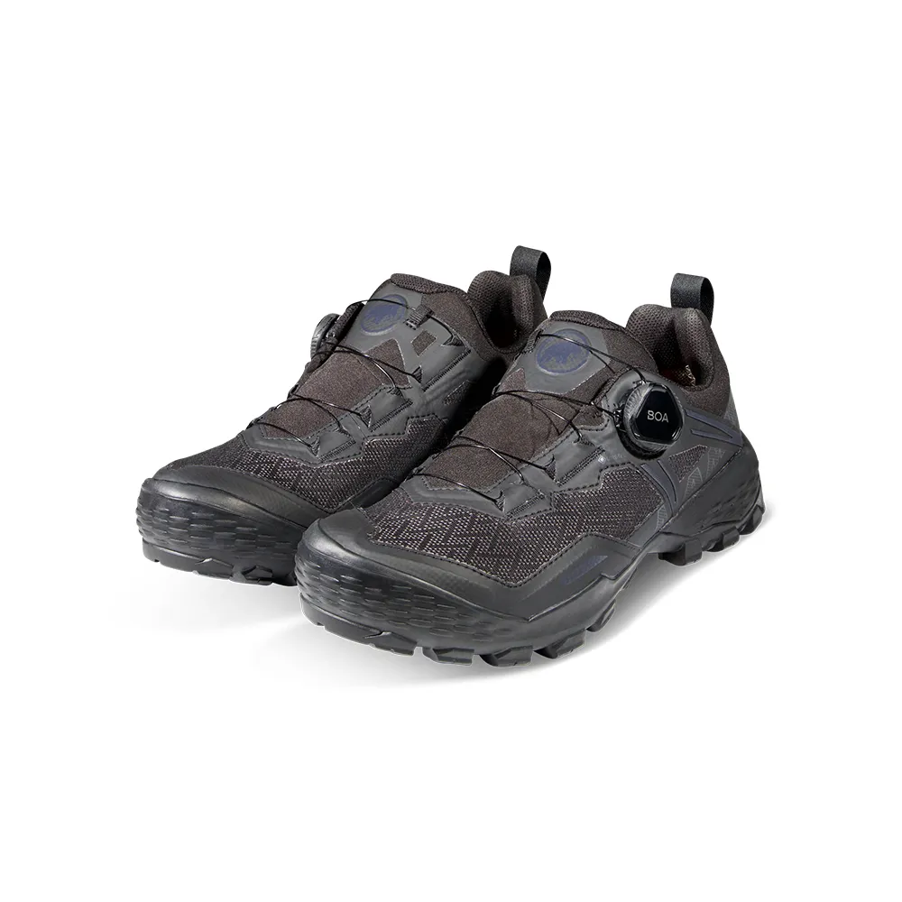 【Mammut 長毛象官方直營】Ducan BOA Low GTX W 旋轉鞋帶低筒健行鞋 女款 黑色 #3030-04411