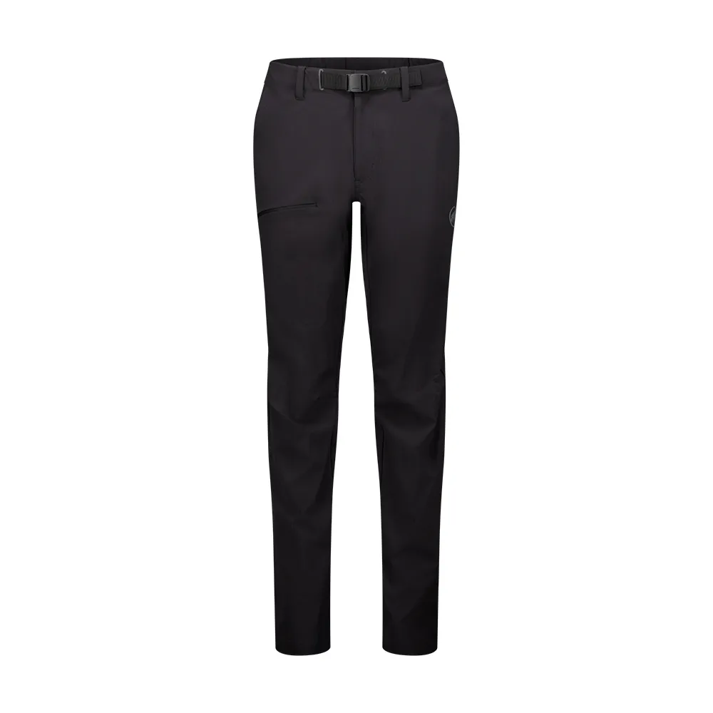 【Mammut 長毛象】Aegility Pants AF Men 日系機能舒適防潑水長褲 黑色 男款 #1022-02221