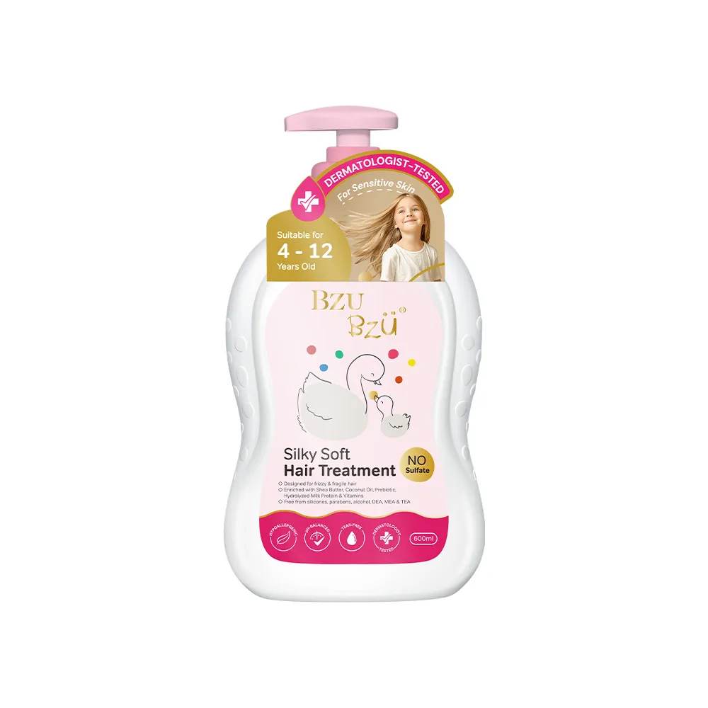 【BZU BZU】絲滑柔順兒童潤髮乳600ml(全台唯一 兒童潤髮乳)