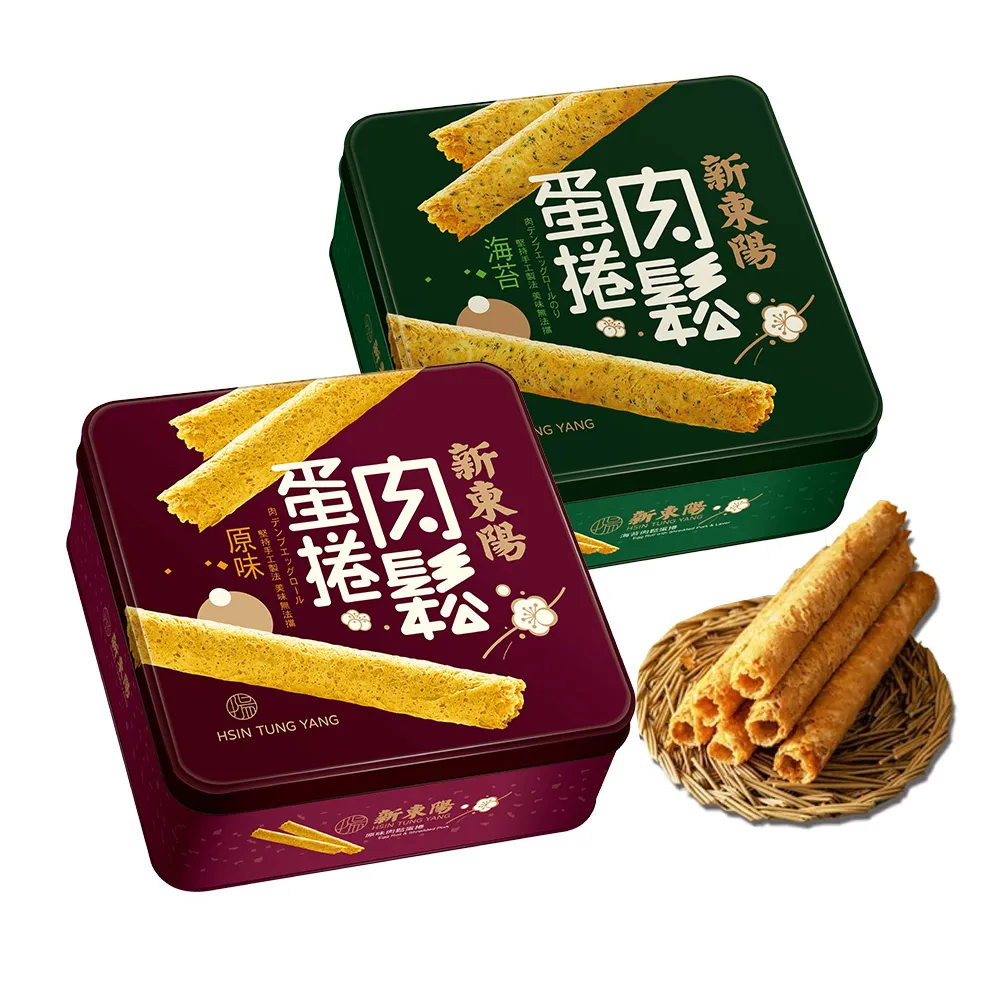 【新東陽】肉鬆蛋捲禮盒(原味/海苔)伴手禮