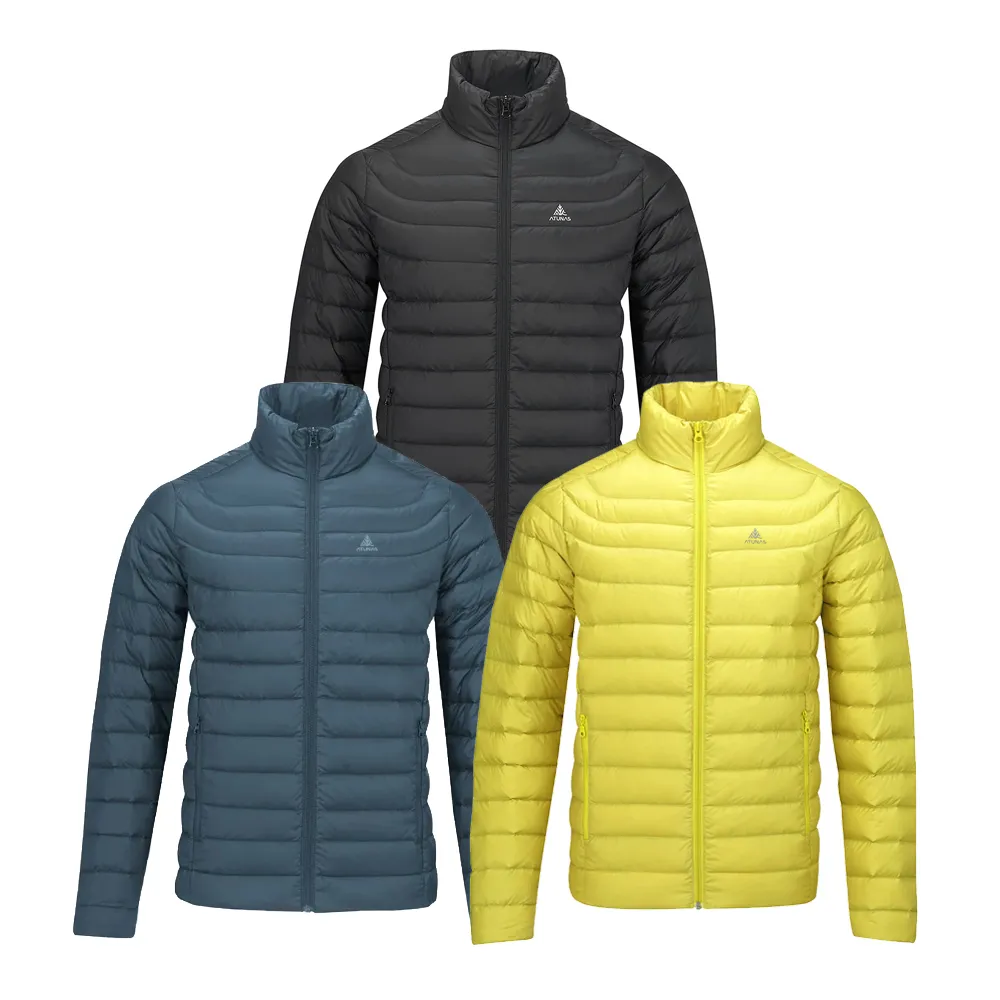 【ATUNAS 歐都納】男款輕量羽絨外套 KEEP WARM 多色 A6GAGZ03M(輕量/防潑水/收納/保暖外套/夾克/自行車)