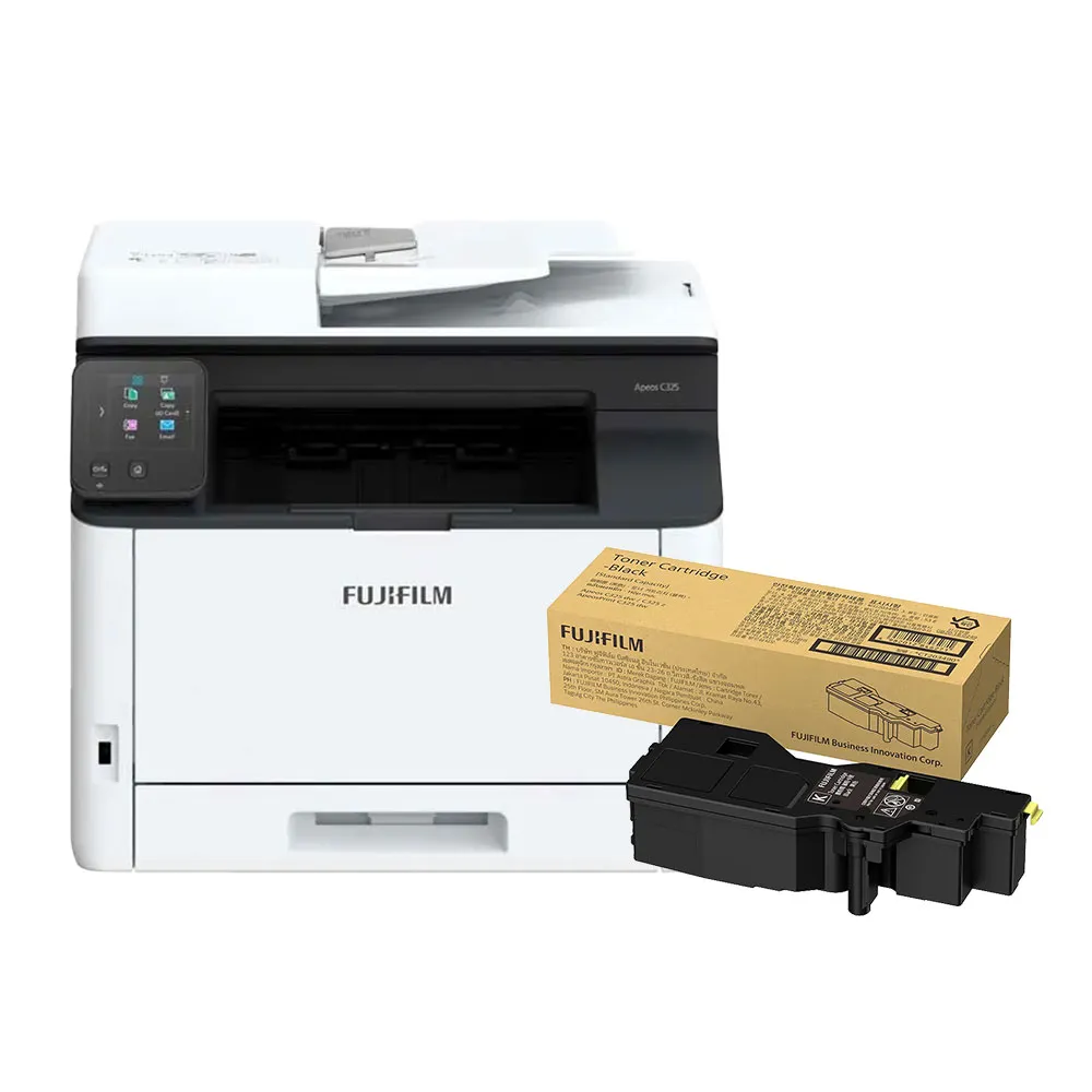 【FUJIFILM 富士軟片】官網登錄價★搭1黑高容量碳粉★Apeos C325z 彩色雷射雙面無線S-LED傳真掃描複合機