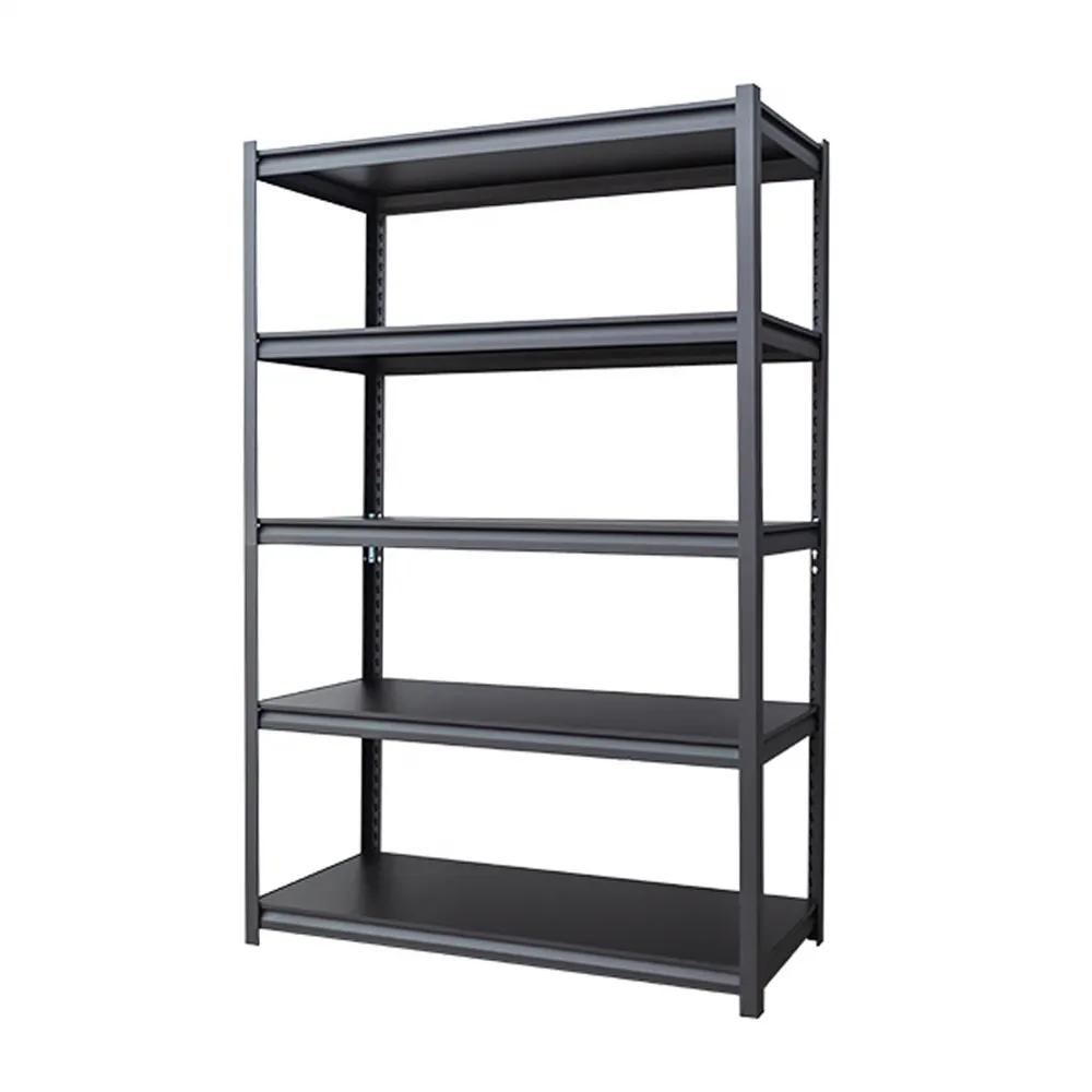 【dayneeds 日需百備】120x45x180cm 五層消光黑角鋼架(倉儲架/收納層架/展示架/層架/鐵架)
