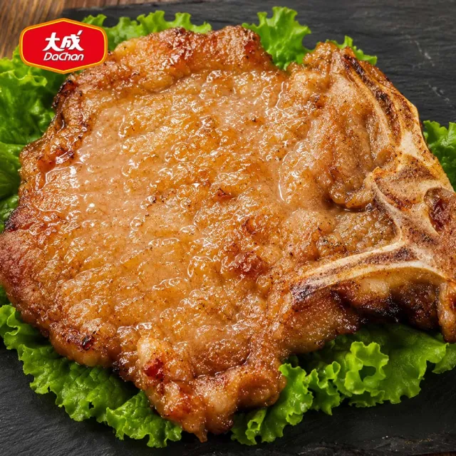 【大成】古早味香煎中一排骨135gx14 (氣炸/平底鍋煎即食 懶人便當主菜 5分鐘快速上桌 家庭備菜)