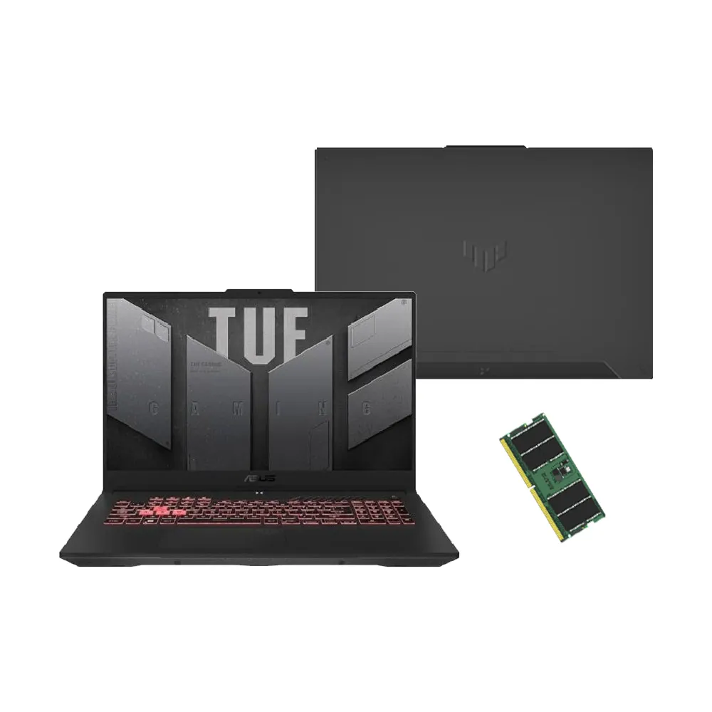 【ASUS 華碩】升級16G組★17.3吋GeForce RTX 4050 R7電競筆電(FA707NUG-0092A7445HS/R7-7445HS/16G/1T/W11)