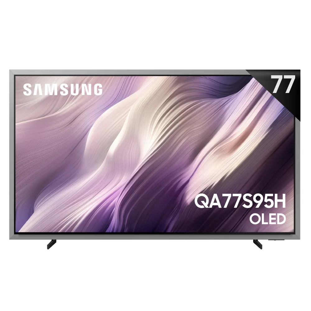 【Samsung 三星】77型 4K 165Hz OLED HDR Pro 真星黑AI智慧顯示器 (QA77S95HAXXZW) 含基本安裝 77S95H