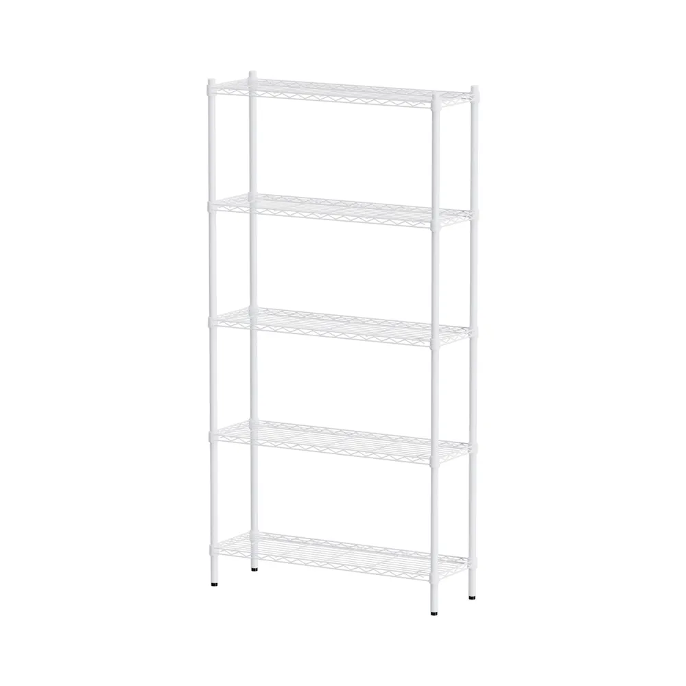 【dayneeds 日需百備】輕型 90x30x180公分烤漆五層架(鐵力士架/收納層架/鞋架/展示架/層架/鐵架)